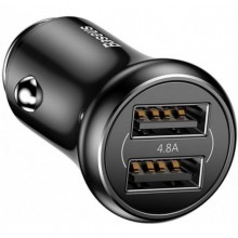 Автомобільний зарядний пристрій Baseus Gentry Series 4.8A Dual-USB fast charge Black (GB01)