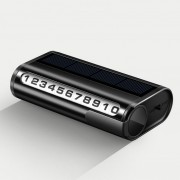Автовізитка під лобове скло табличка з номером телефону Паркувальна авто карта Kadik металева з підсвічуванням